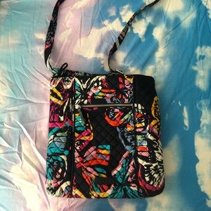Vera Bradley butterfly flutter print bag.